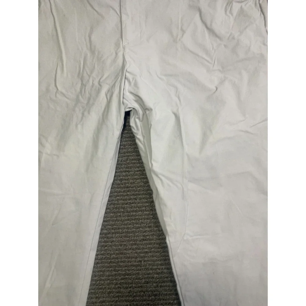 Adidas Adicross Golf Pants Mens 40x32 Gray Performance Stretch Flat Front Casual